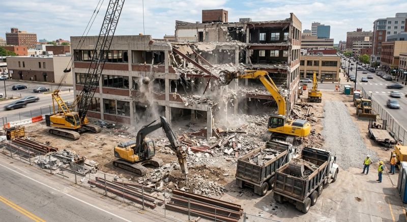 Commercial Property Demolition in Bergen County, NJ