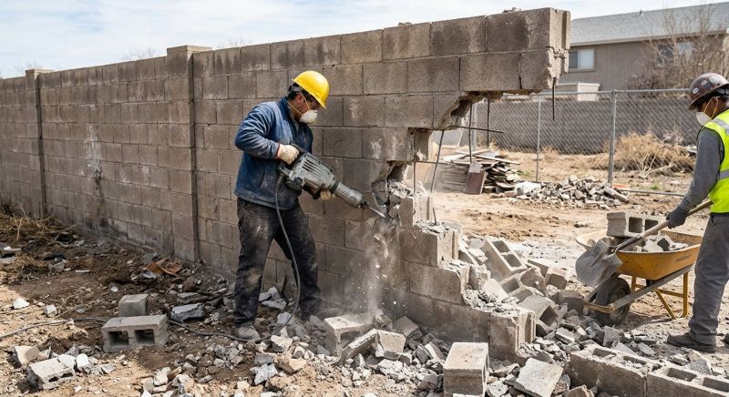 Stone Demolition in Bergen County, NJ