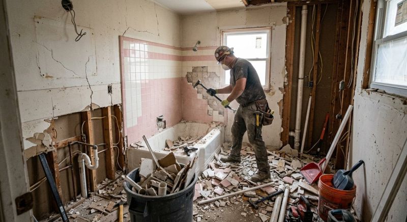 Bath Demolition in Frederick, MD