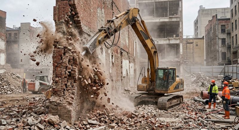 Block Wall Demolition in Sacramento, CA
