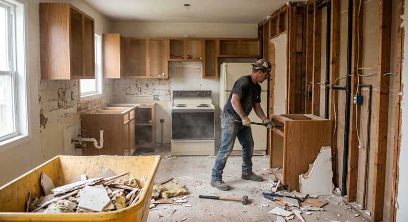Cabinet Demolition in Sacramento, CA