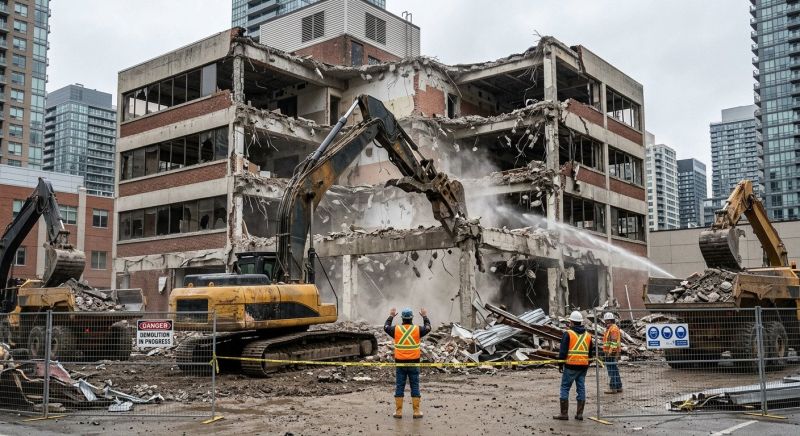Commercial Site Demolition in Houston, TX
