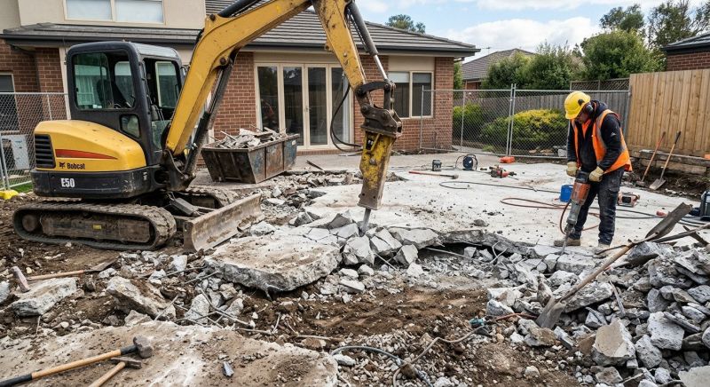 Concrete Pavement Demolition in Sacramento, CA