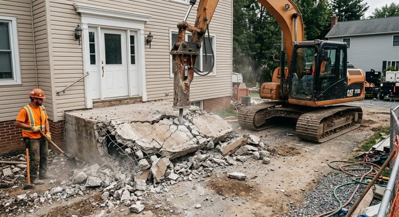 Concrete Pavement Demolition in Sacramento, CA