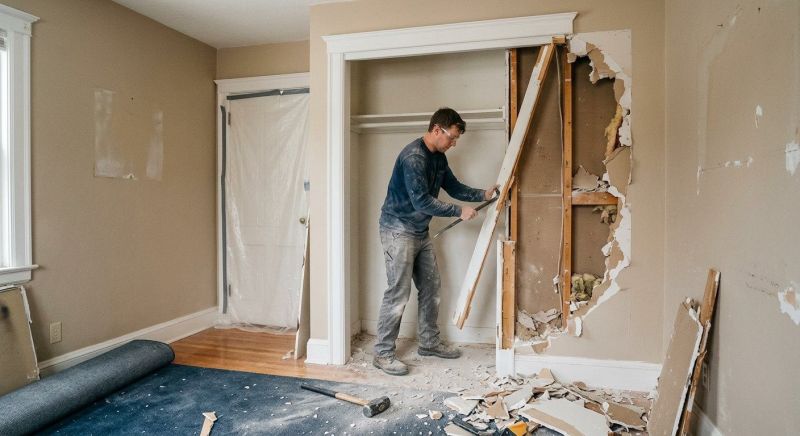 Drywall Removal in Bergen County, NJ