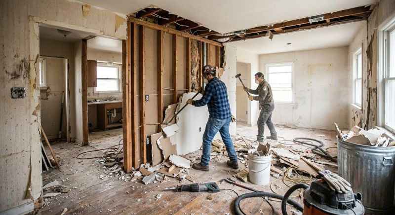 Hardwood Floor Demolition in Sacramento, CA