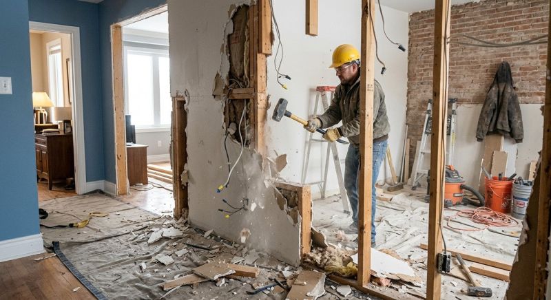 Interior Renovation Demolition in Bergen County, NJ
