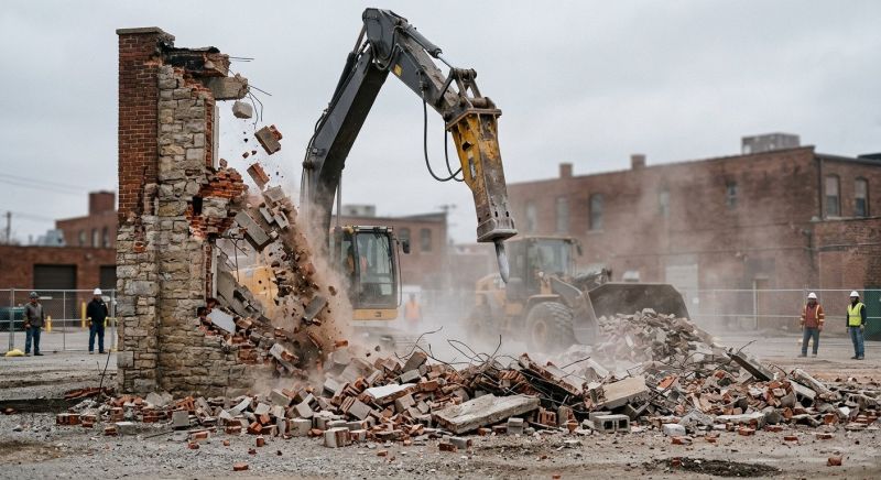 Masonry Demolition in Sacramento, CA
