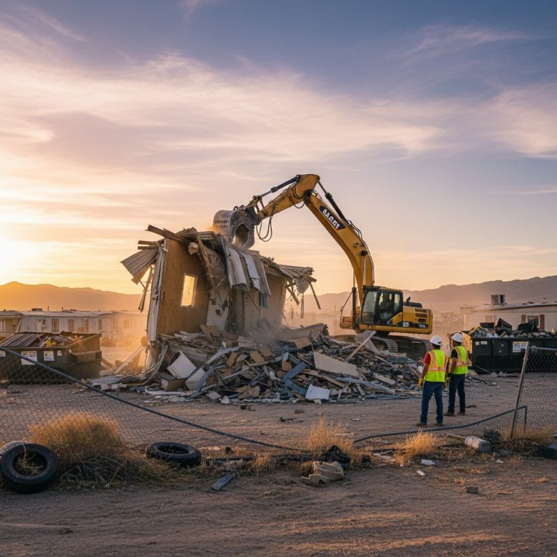 Mobile Home Demolition in Houston, TX