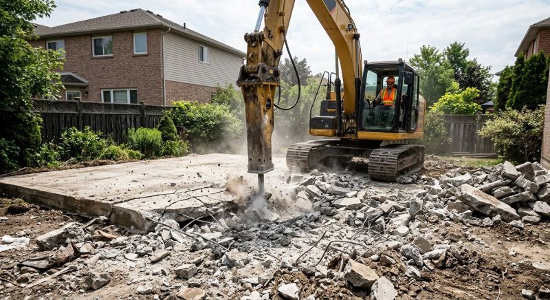 Patio Slab Demolition in Sacramento, CA