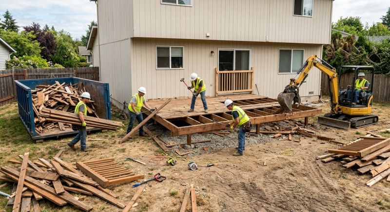Pool Deck Demolition in Sacramento, CA