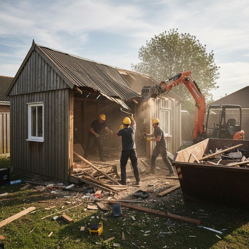 Shed Demolition in Bergen County, NJ