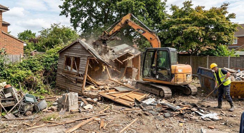 Shed Demolition in Sacramento, CA