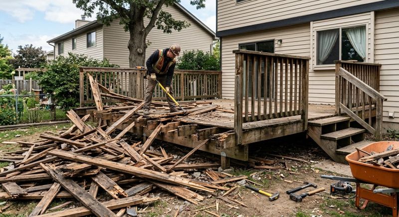 Terrace Demolition in Sacramento, CA