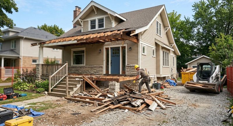 Walkway Demolition in Bergen County, NJ